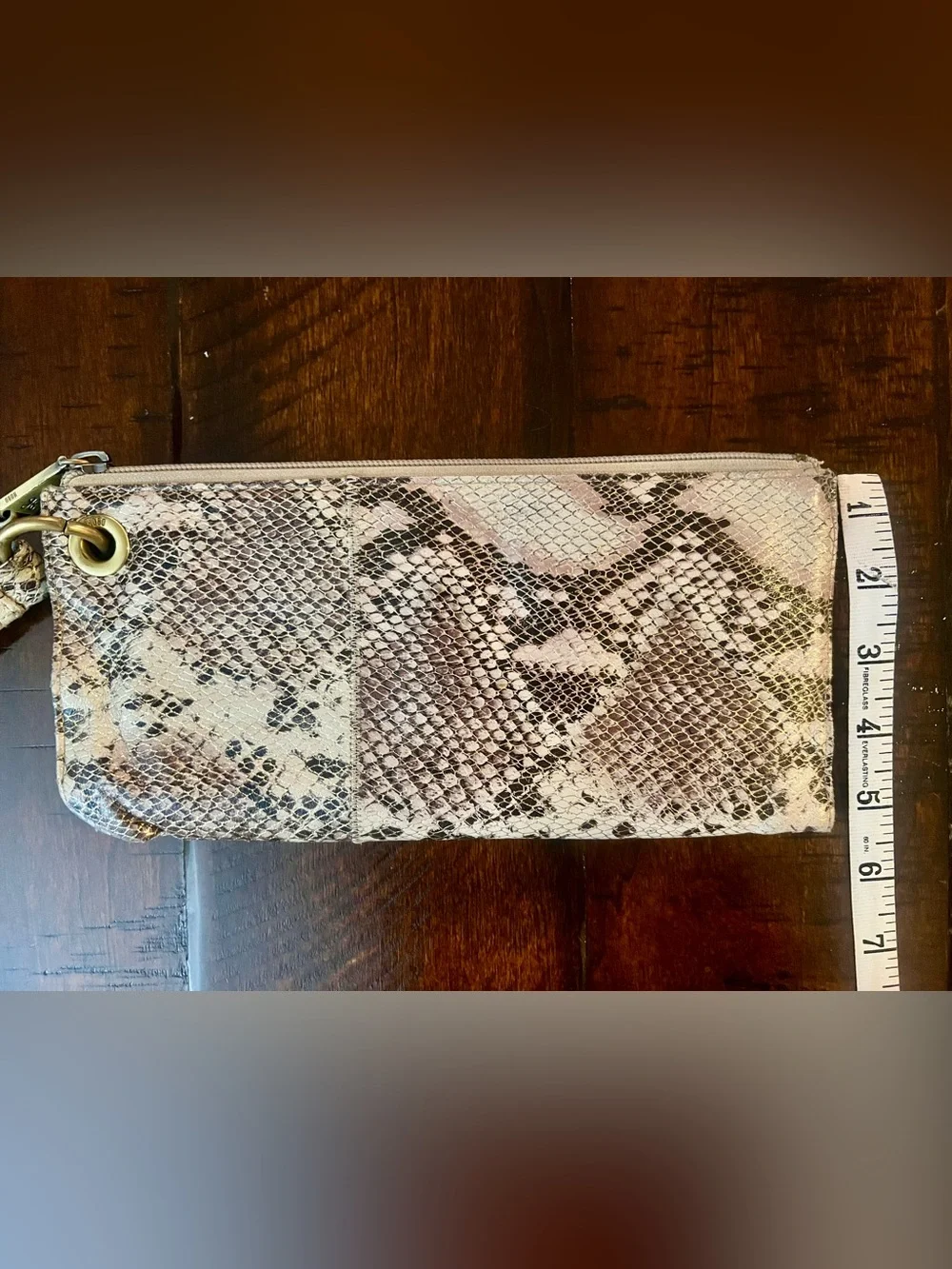 HOBO Snake Print Wristlet Wallet/Clutch